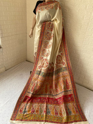 Kani Work Silk Saree