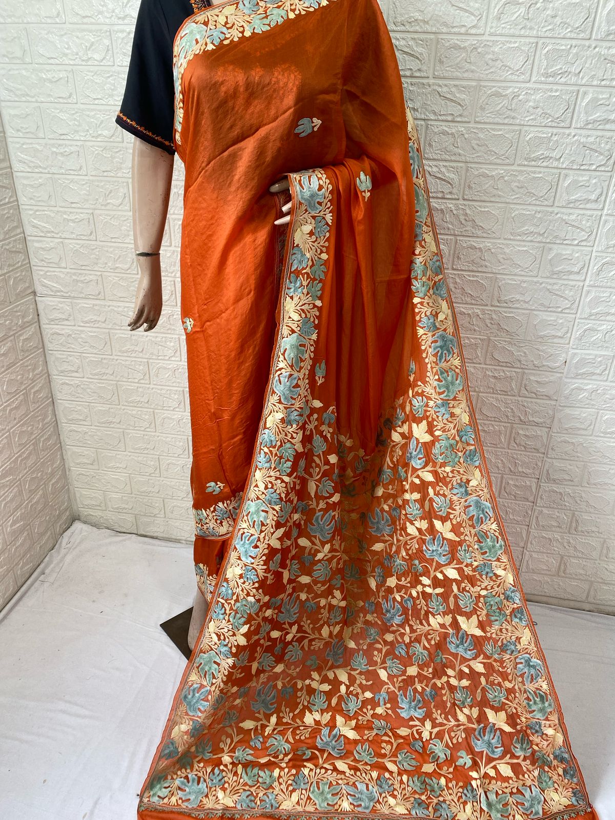 Ari Work Saree with Blouse Saree