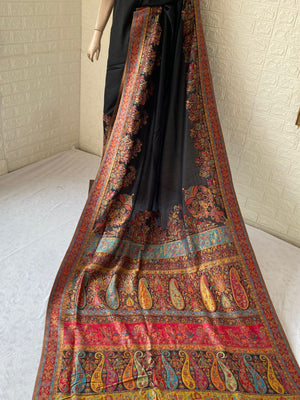 Kani Work Silk Saree
